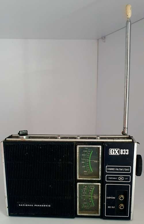 Vintage National Panasonic GX 833 Portable Radio