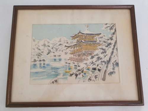 Original old Chinese Silk painting signed painting
