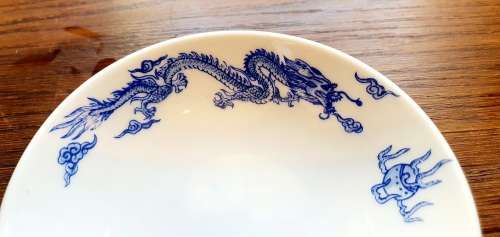 Blue and white Handpainted Chinese porcelain Plate