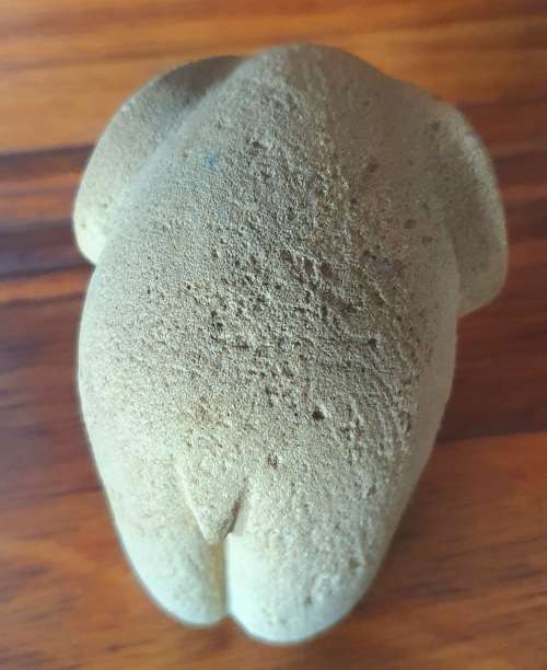 MARBELL Stone Carved Art Belgium Mid Century Abstract Elephant Sculpture