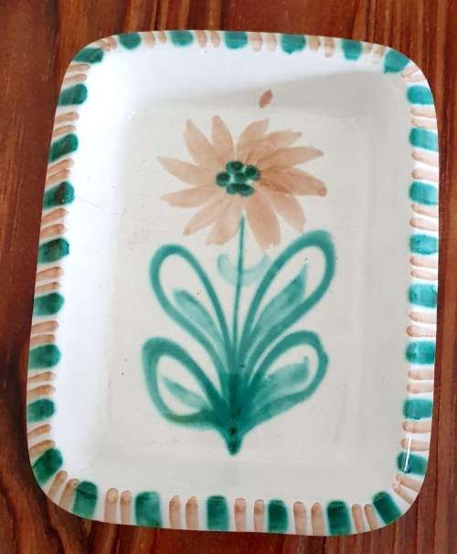 Robert Pivault RP Vallauris France Handpainted Pottery Bowl