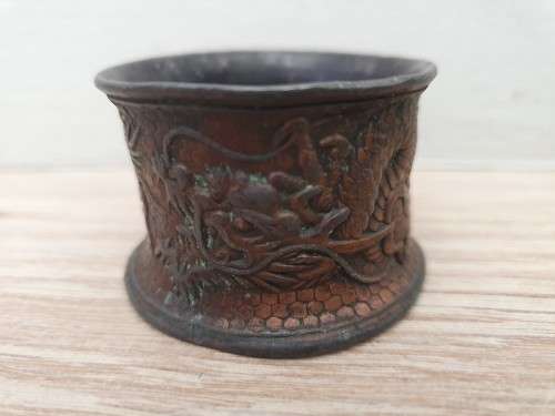 Old Brass Chinese Dragon Napkin Ring