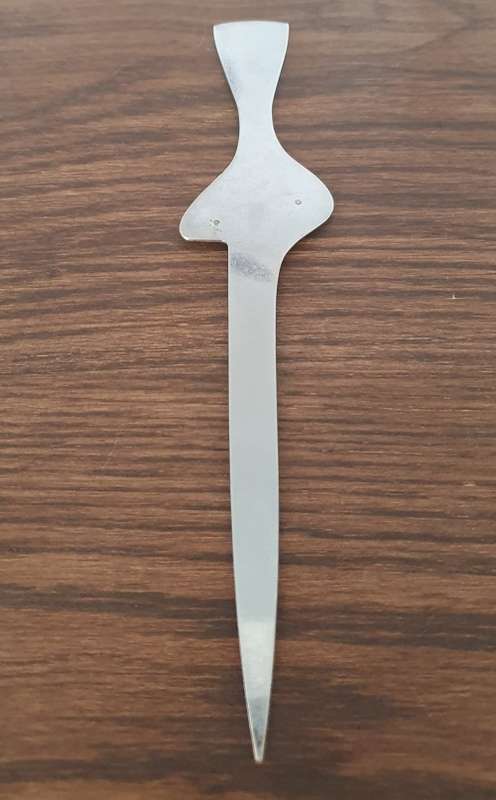 Vintage Luxor Radio Metal letter opener
