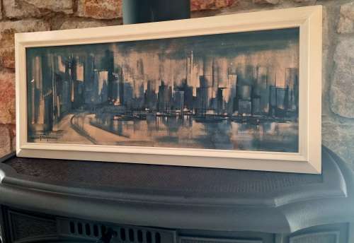 Ozz Franca (American Artist 1928-1991) Original 1963 Print on board