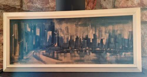 Ozz Franca (American Artist 1928-1991) Original 1963 Print on board