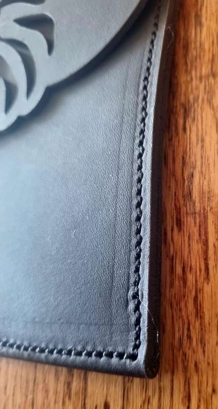 Botanical Genuine Leather Clutch Bag By Fine Leather Goods
