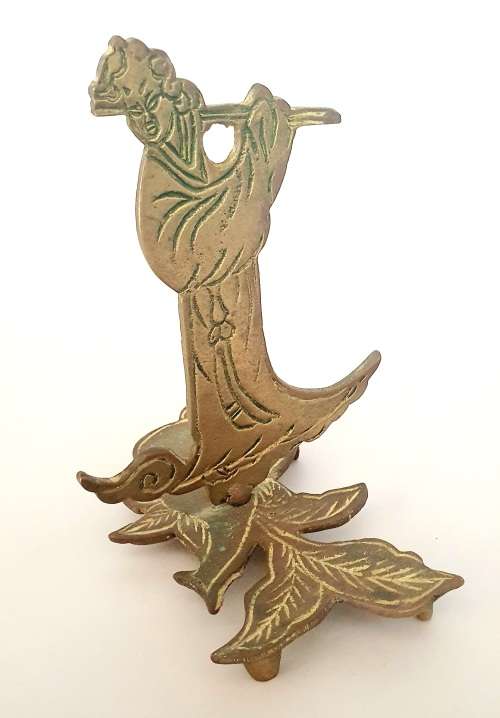 Brass Chinese Figurine (Stamped China)