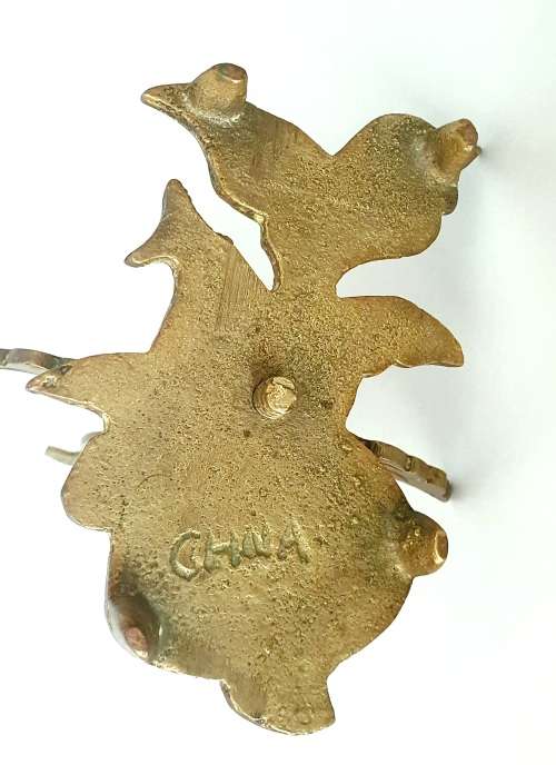 Brass Chinese Figurine (Stamped China)