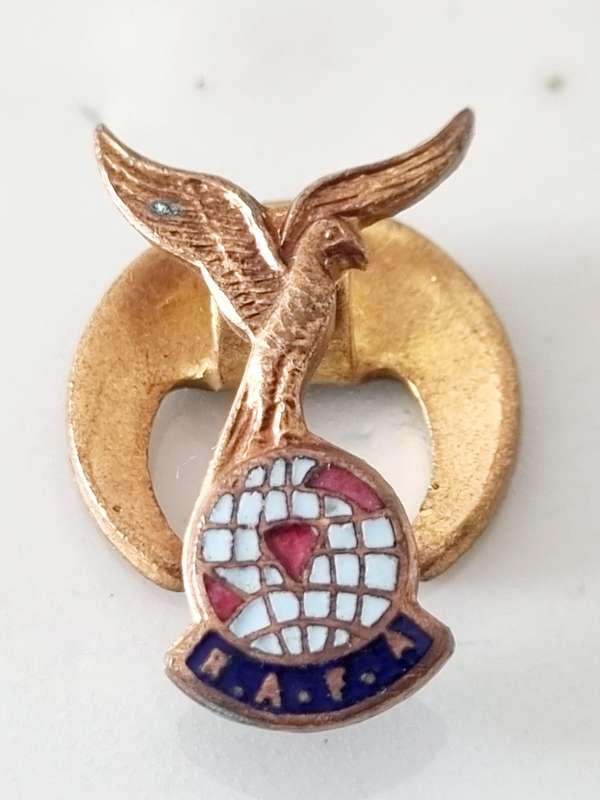 Vintage RAFA (Royal Air Force Association) Miniature Enamel Badge