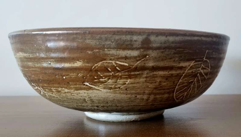 Famous SA Artist Thijs Nel Large pottery bowl (Dated 2003)