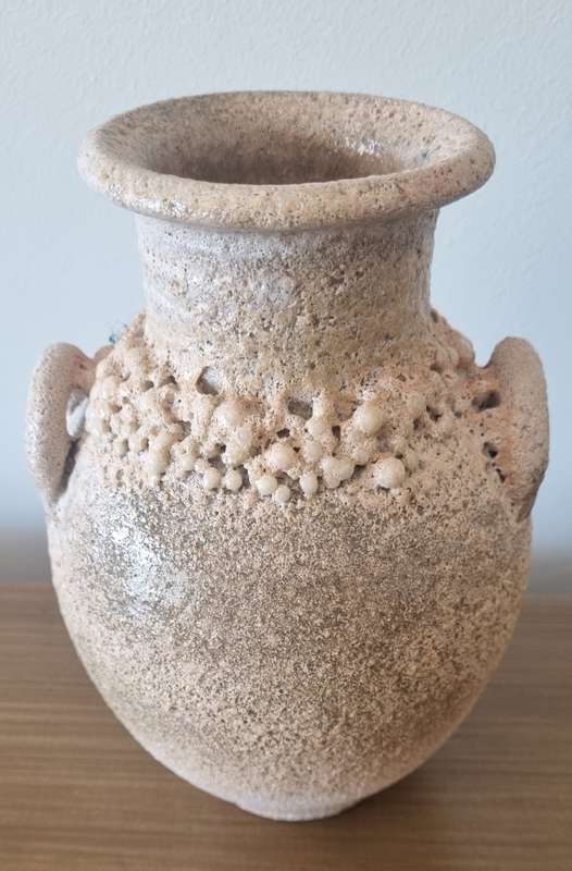 Vintage South African SALEM Pottery Stoneware Vase with Handles