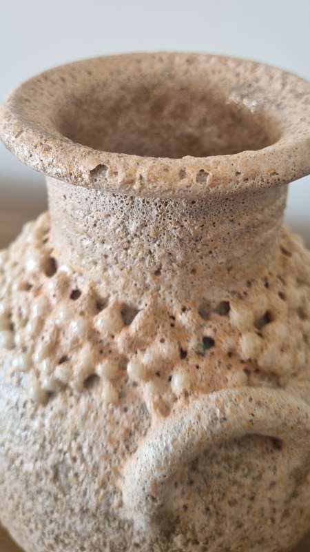 Vintage South African SALEM Pottery Stoneware Vase with Handles