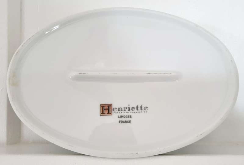 France Limoges Henrietta Collection Handpainted Porcelain Trinket Jewelry Box
