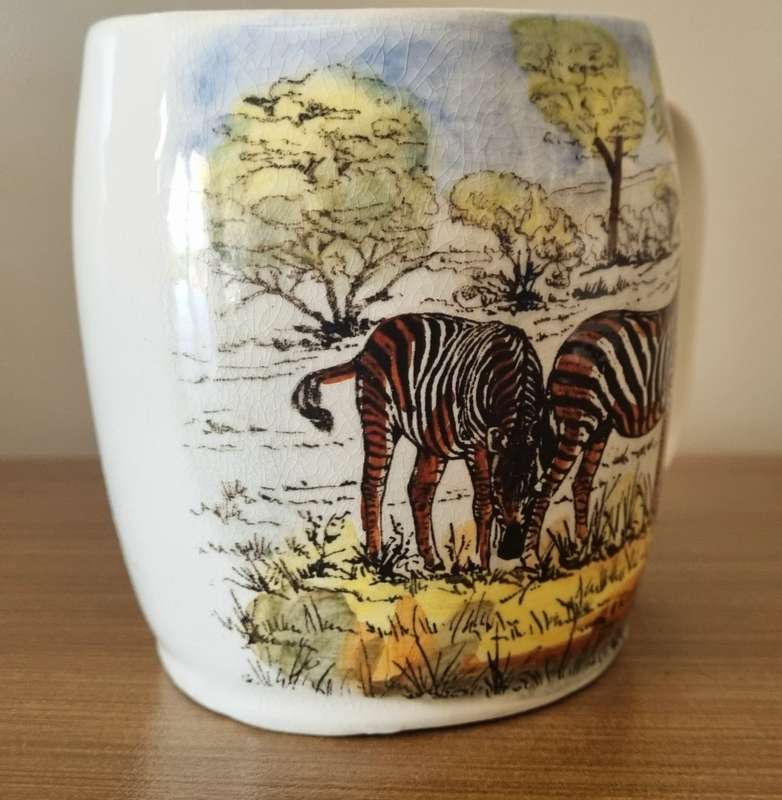 Kruger Park / Kruger Wildtuin Hand Painted Mug by Drostyware South Africa
