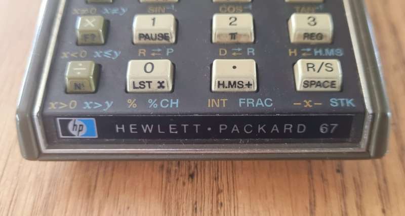 Vintage 1976 HP 67 Programmable Scientific Calculator Hewlett Packard USA