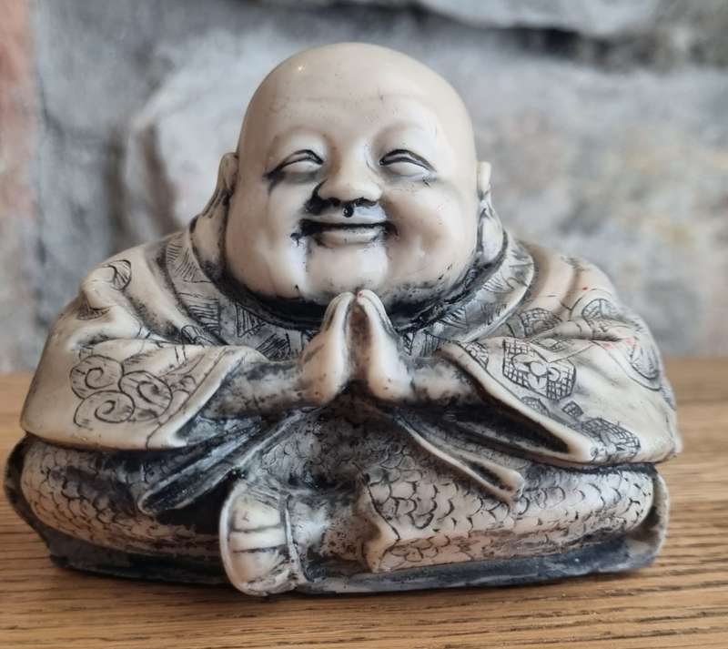 Buddha laughing happy figurine