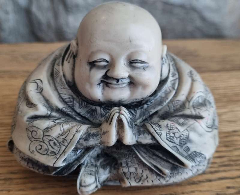 Buddha laughing happy figurine