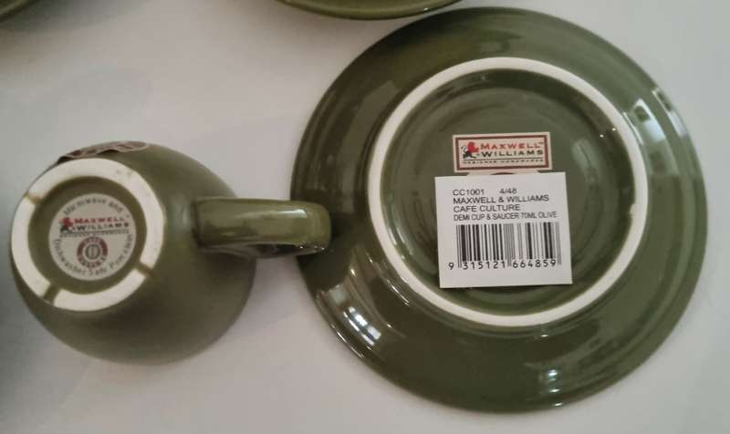 MAXWELL WILLIAMS CAFE CULTURE ESPESSO Cups and Saucers