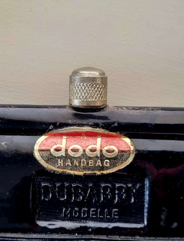 Vintage 1940`s Dubarry Modelle Black Handbag