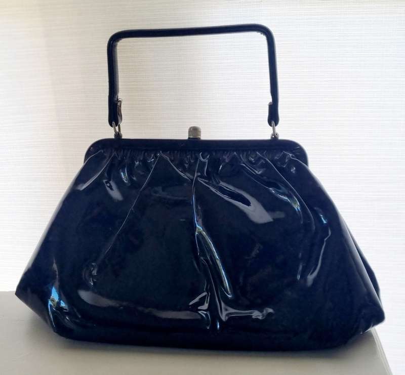 Vintage 1940`s Dubarry Modelle Black Handbag