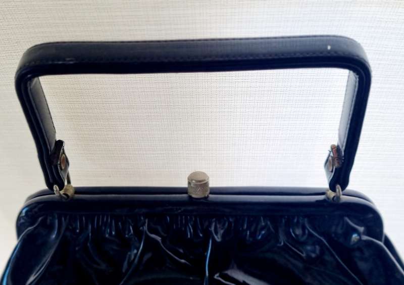 Vintage 1940`s Dubarry Modelle Black Handbag