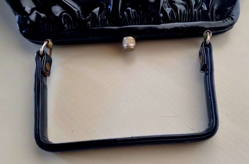 Vintage 1940`s Dubarry Modelle Black Handbag