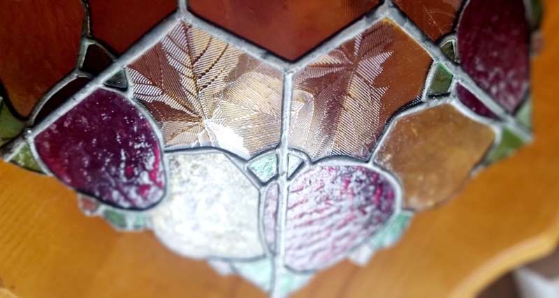Large Stained Plexi / Arcylic Glass bowl