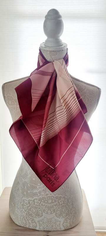 Patricia Paris Silk vintage Scarf