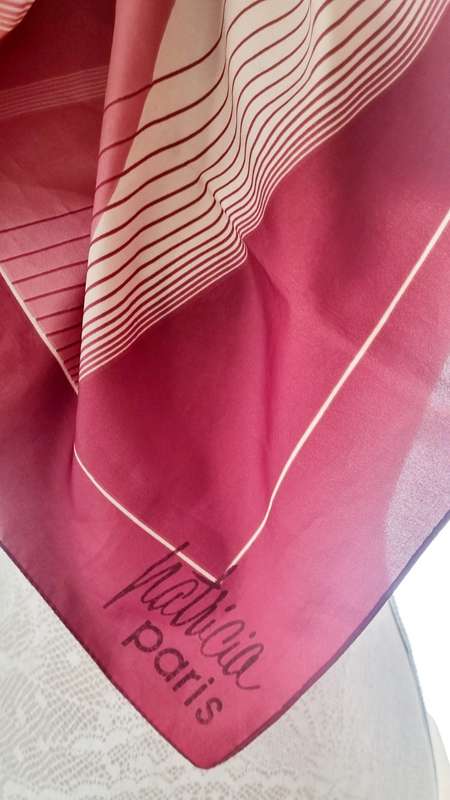 Patricia Paris Silk vintage Scarf
