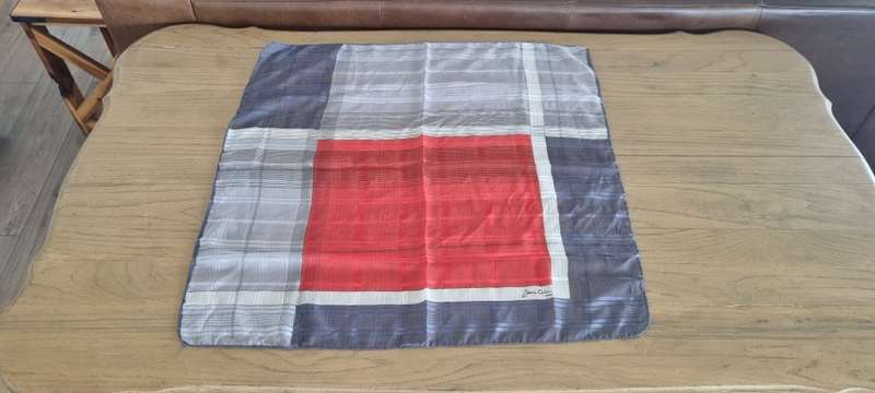 Jean Patou Paris Vintage Chiffon Silk Scarf