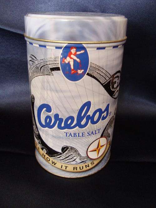 CEREBOS TABLE SALT TIN