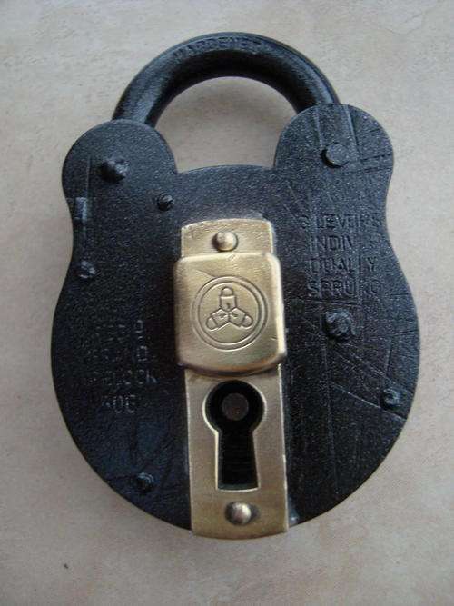 VINTAGE METAL LOCK (Made in Western Germany)... Working condition