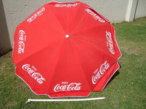 COCA COLA BEACH UMBRELLA
