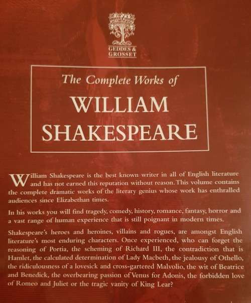 THE COMPLETE WORKS OF WILLIAM SHAKESPEARE