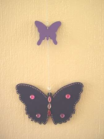 Hanging butterfly duo