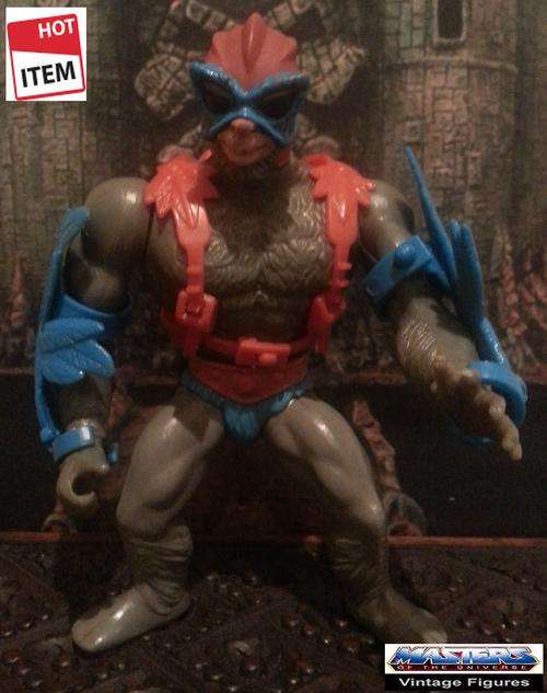 Rare Complete Stratos (Blue Wing Variant) from He-Man and The Masters of the Universe (MOTU)