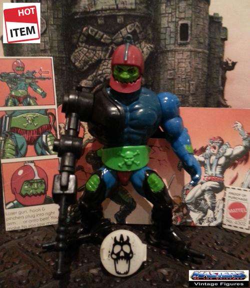 Complete Trap-Jaw (With Warrior Ring & Back Card) from He-Man and The Masters of the Universe (MOTU)