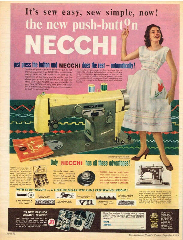 Necchi Sewing Machine