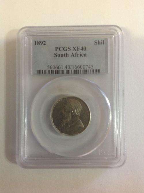 1892 S.Africa Shilling PCGS XF 40