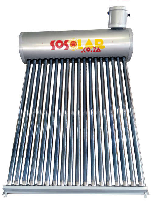 200L Solar geyser 24 tubes (low pressure)
