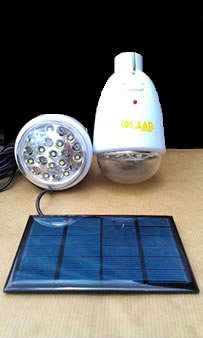 Solar bulb *CHARGES BY SUN*