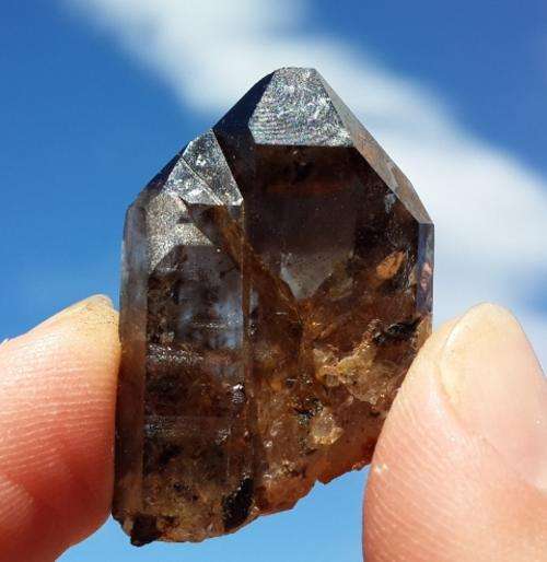 Smoky Quartz Crystal Formation..Nice Colours & Inclusions...