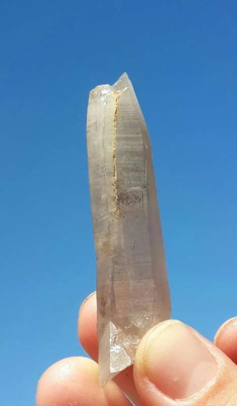 Tapered Smoky Quartz Crystal...