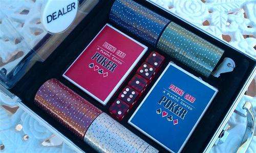 ***NEW 100 Chip Poker Set Aluminium Case***NO RESERVE