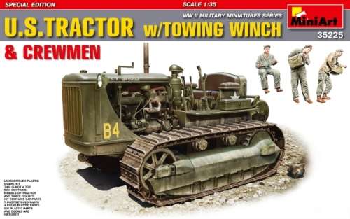 U.S. Tractor W/Towing Winch & Crewmen. Special Edition