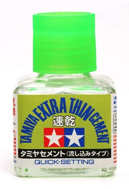 Tamiya Extra Thin Cement (Quick-Setting)