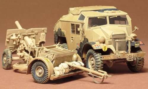 British 25 Pdr Field Gun & Quad Gun Tractor (Canadian Ford F.G.T)