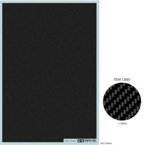 Carbon Decal Twill Weave - Fine