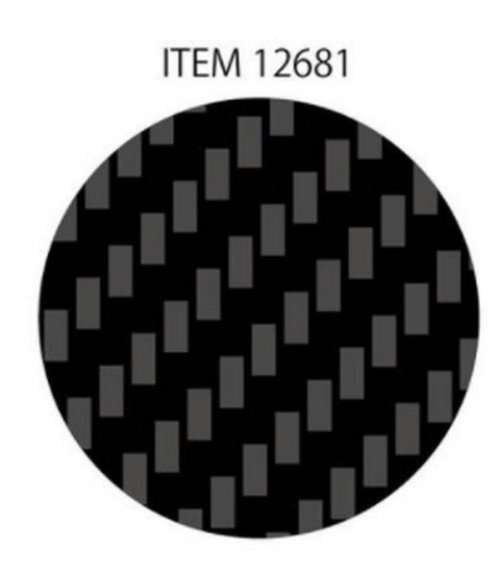 Carbon Decal Twill Weave - Fine