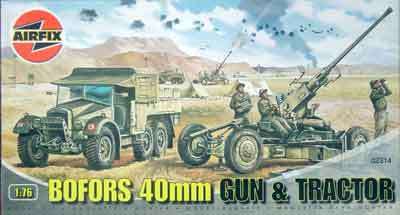 Bofors Van And Tractor - Scale 1/76 by Airfix.